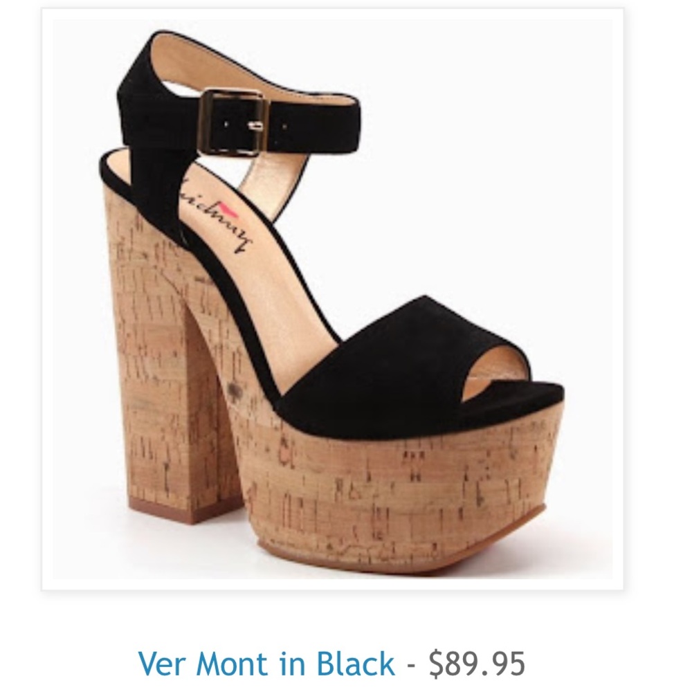 Black Platform Heels